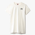 The North Face T-shirt W S/S RED BOX TEE GARDENIA WHITE 