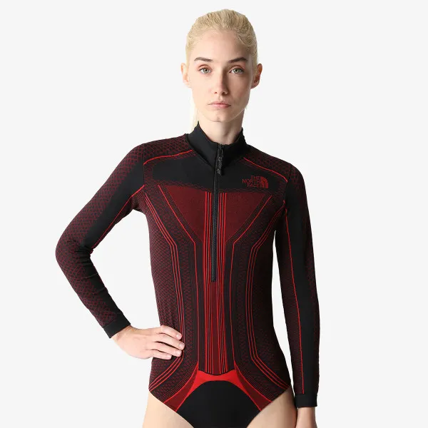 The North Face Bodysuit W GARTHA BODY HORIZON RED/TNF BLACK 