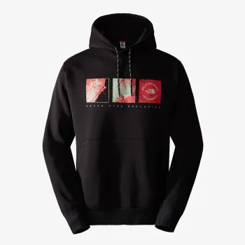 NORTH FACE MAJICA S KAPULJAČOM Men’s Outdoor Graphic Hoodie 