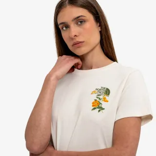 The North Face FLORA EMBRO REGULAR SHORT SLEEVE TEE-G 