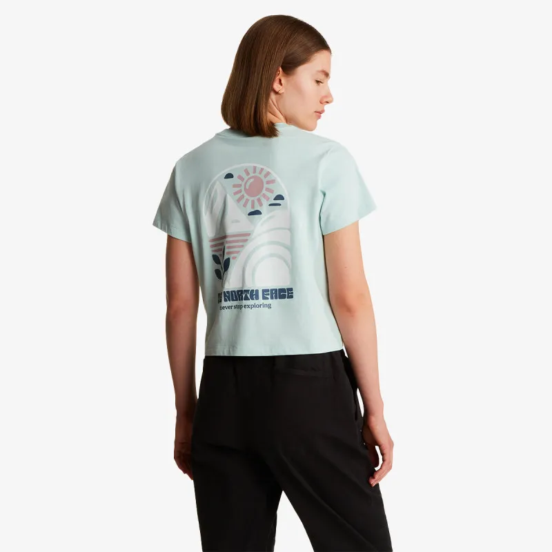 The North Face W SUN REGULAR SHORT SLEEVE CUTIE TEE-GRA 