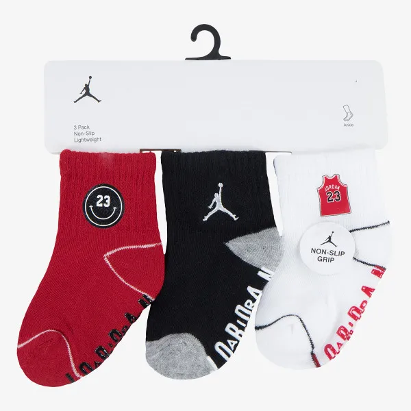 JORDAN Čarape JHN ICON PATCHES 3PK GRIPPER 