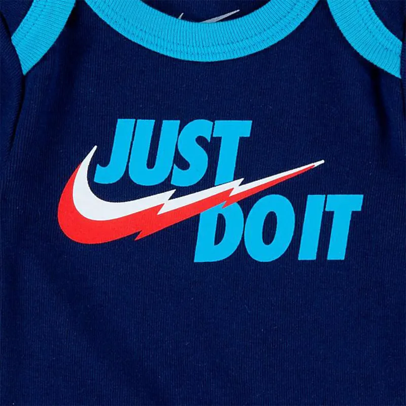 Nike Bodysuit, Bib and Booties 3 Piece 