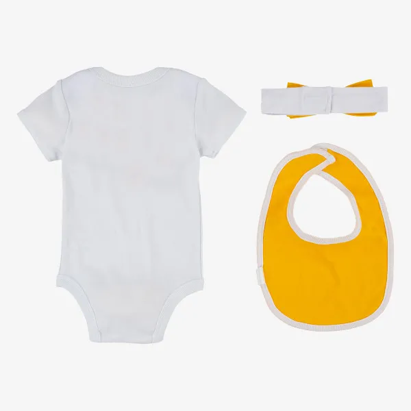 JORDAN Komplet za djecu HEADBAND, BODYSUIT & BIB  3-PIECE SET 