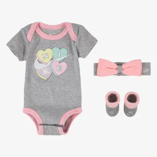 Nike HEADBAND, BODYSUIT & BIB  3-PIECE SET 