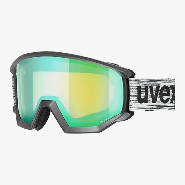 Uvex Zaštitne naočale athletic FM black mat dl/green-lgl 