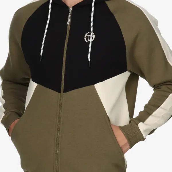 SERGIO TACCHINI MAJICA S KAPULJAČOM NA PATENT SILVIO 