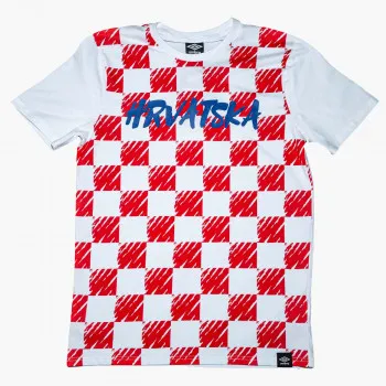 Umbro T-shirt EC CROATIA FLAG SHIRT JNR 