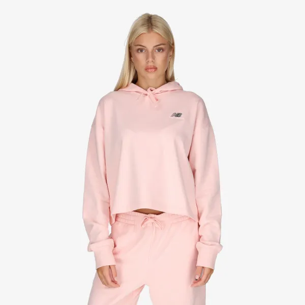 New Balance MAJICA S KAPULJAČOM NB Essentials uni-ssentials Crop Hoodie 
