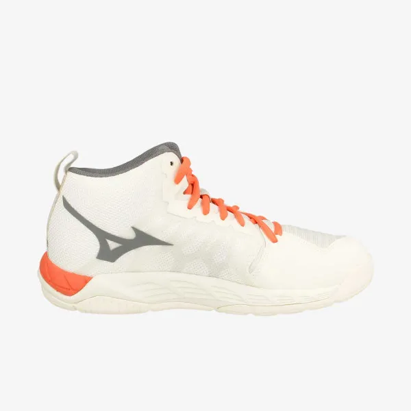 Mizuno WAVE SUPERSONIC 2 MID SNOW WHITE / QUIET SHADE / HOT CORAL 