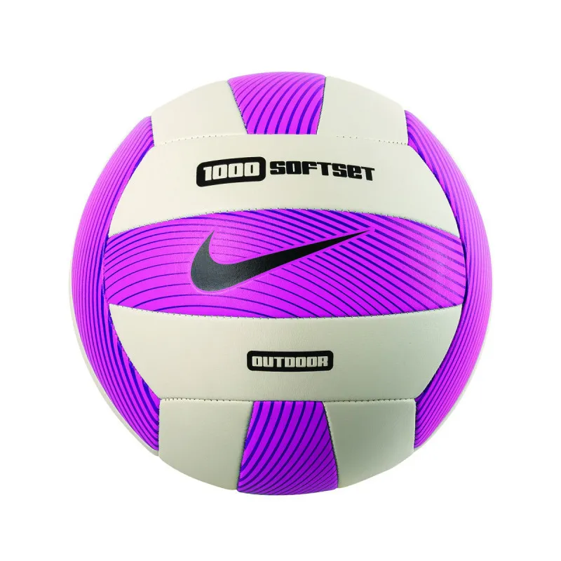Nike NIKE lopta za odbojku SOFTSET OUTDOOR DEFLATED HYPER PINK/WHITE/HYPER GRAPE/BLACK 