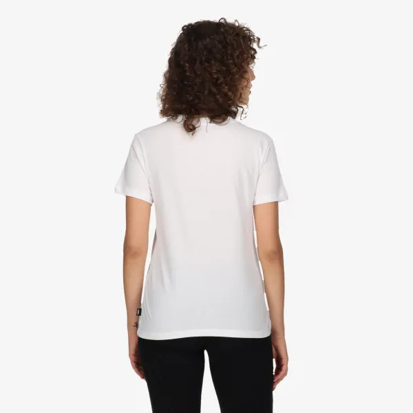 VANS T-SHIRT WM DROP V SS CREW-B WHITE-BLACK 