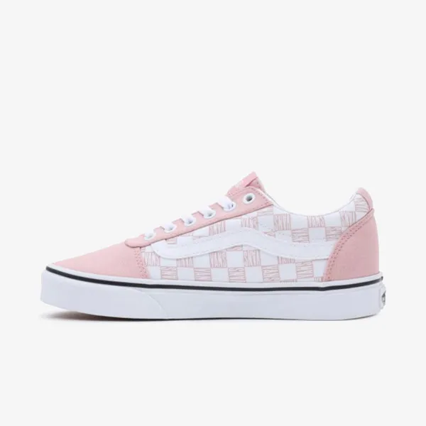 VANS TENISICE Ward VANS LOGO CHECK PINK/WHITE 