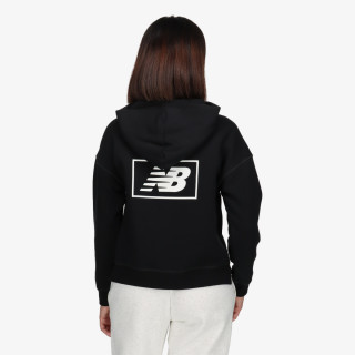 New Balance MAJICA S KAPULJAČOM Essentials Brushed Hoodie 
