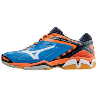 Mizuno MIZUNO tenisice WAVE STEALTH 3 DIRECTOIRE BLUE / WHITE / VIBRANT ORANGE 