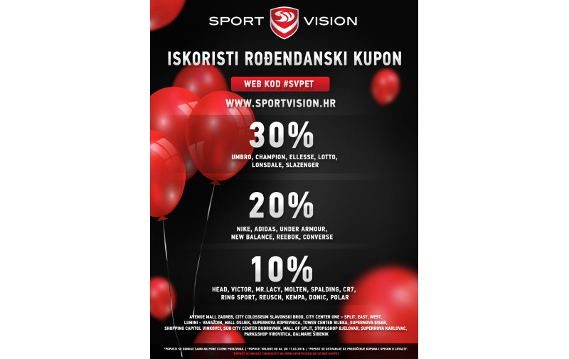Sport Vision slavi 5. rođendan