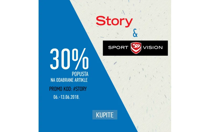 Story kuponi i posebne pogodnosti u Sport Visionu