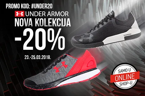 20% popusta na novu kolekciju Under Armour 