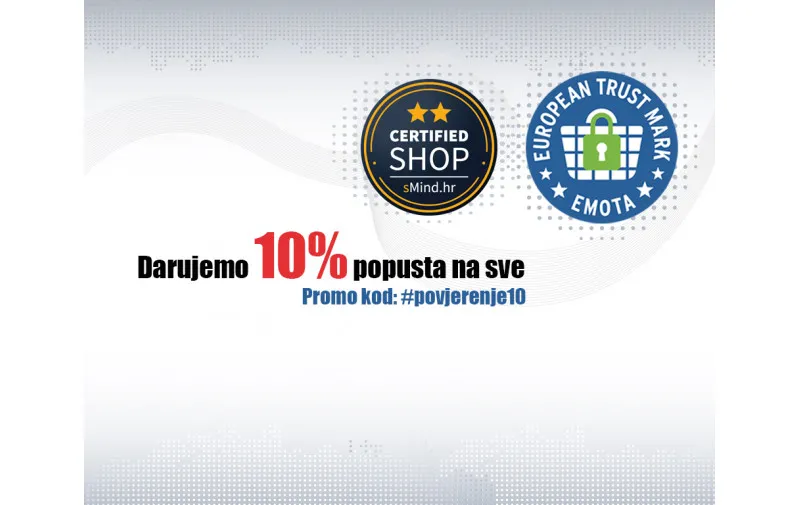 Certified Shop® oznaka – proslavite s nama i iskoristite 10% popusta na SVE