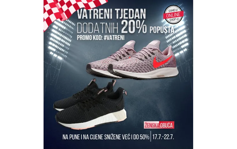 [VATRENI PONOS] Dodatnih 20% popusta cijeli tjedan