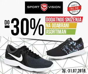 DO -30% DODATNIH SNIŽENJA NA SPORT VISION WEB SHOPU 