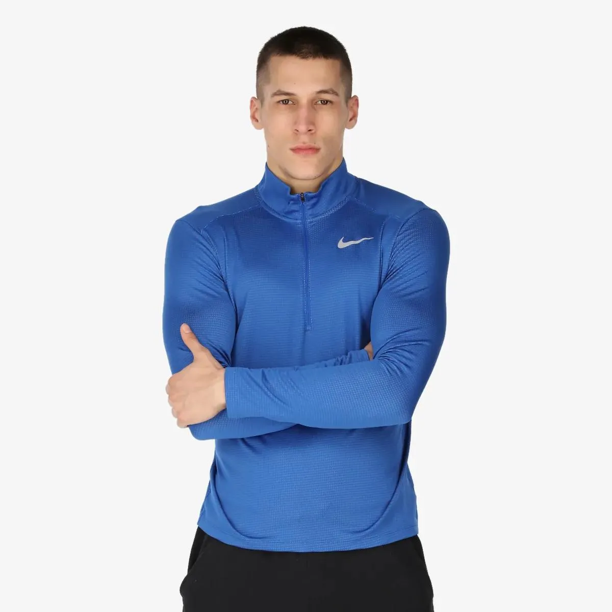 Nike Majica dugih rukava s polu patentom Pacer 
