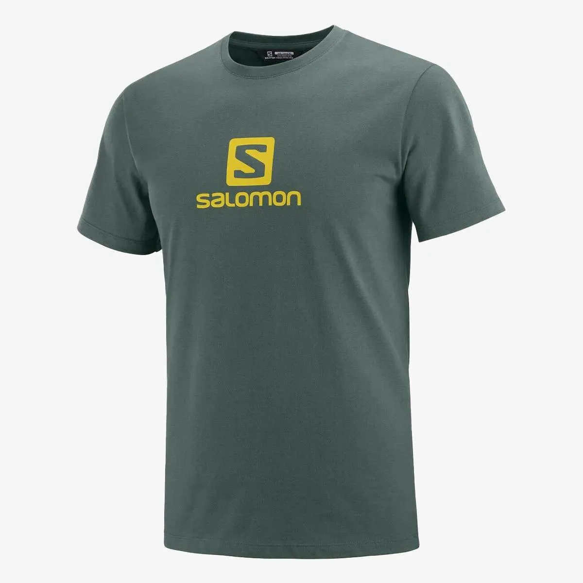Salomon T-shirt SALOMON t-shirt COTON LOGO SS TEE M GREEN GABLES/LEMCU 