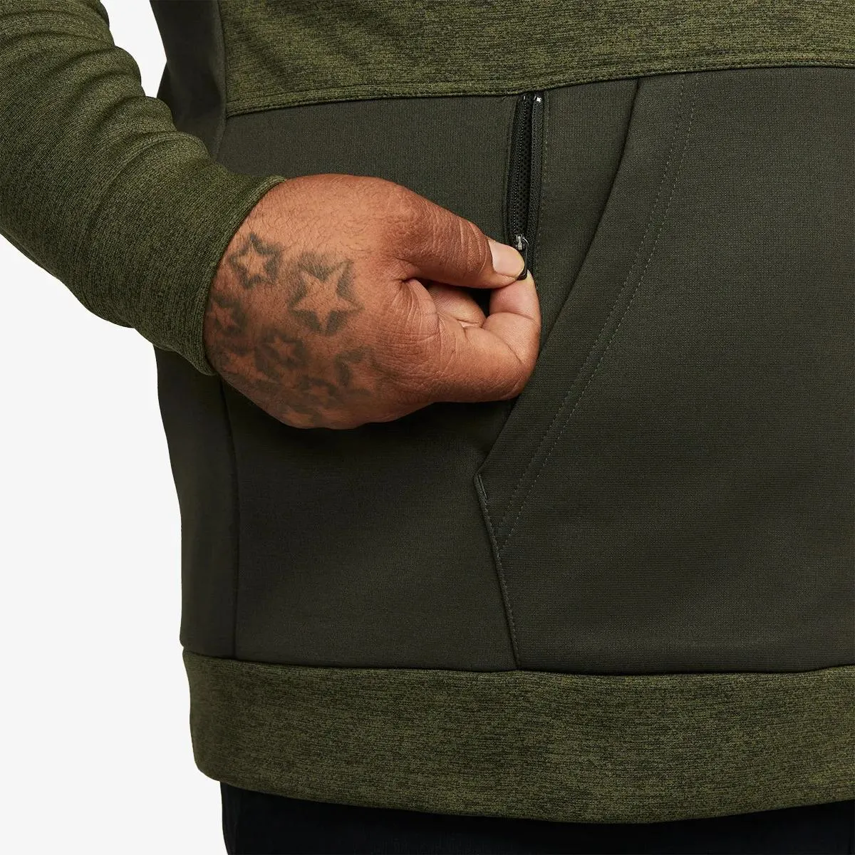 Nike Majica s kapuljačom na patent Therma Full-Zip 