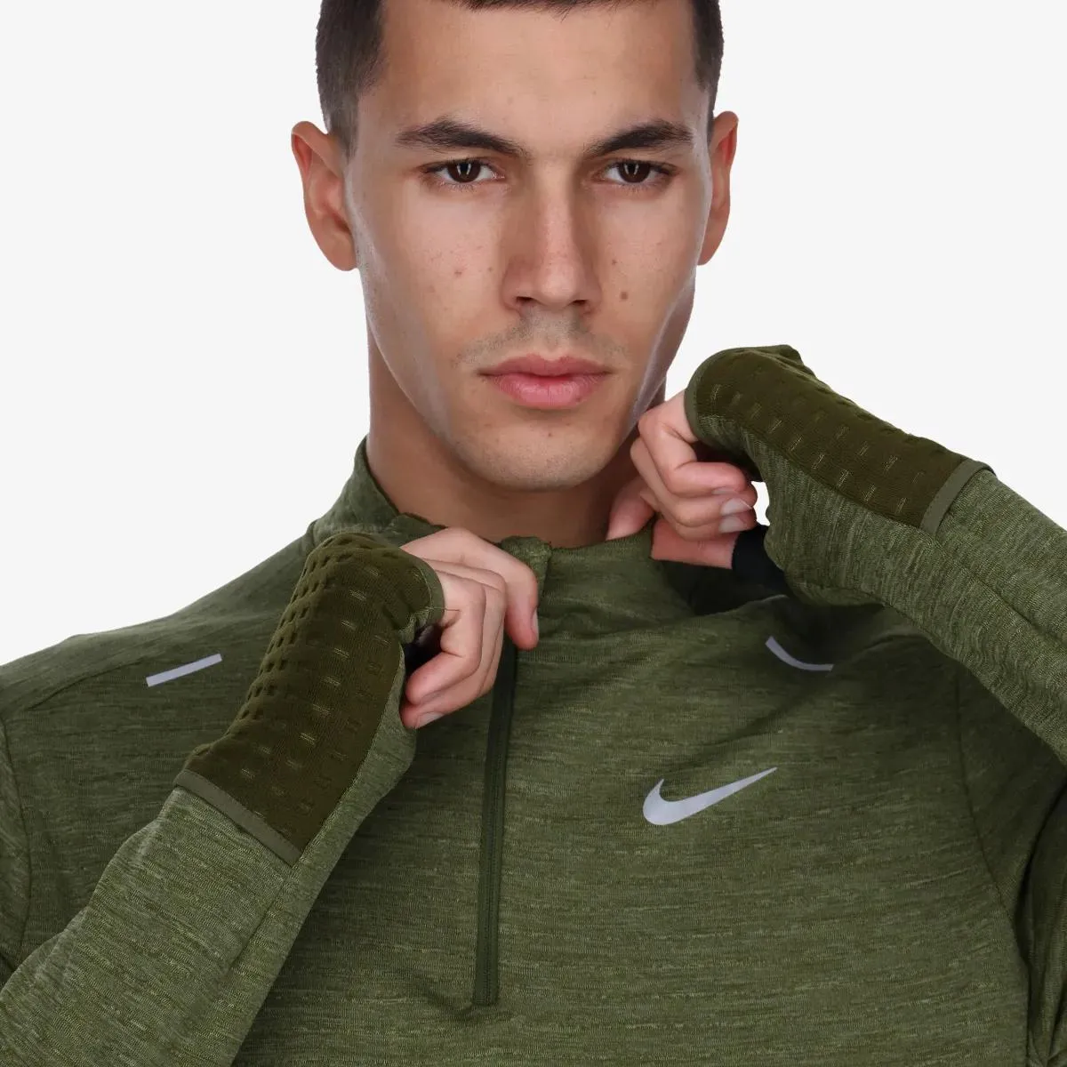 Nike Majica dugih rukava s polu patentom Therma-FIT Repel Element 