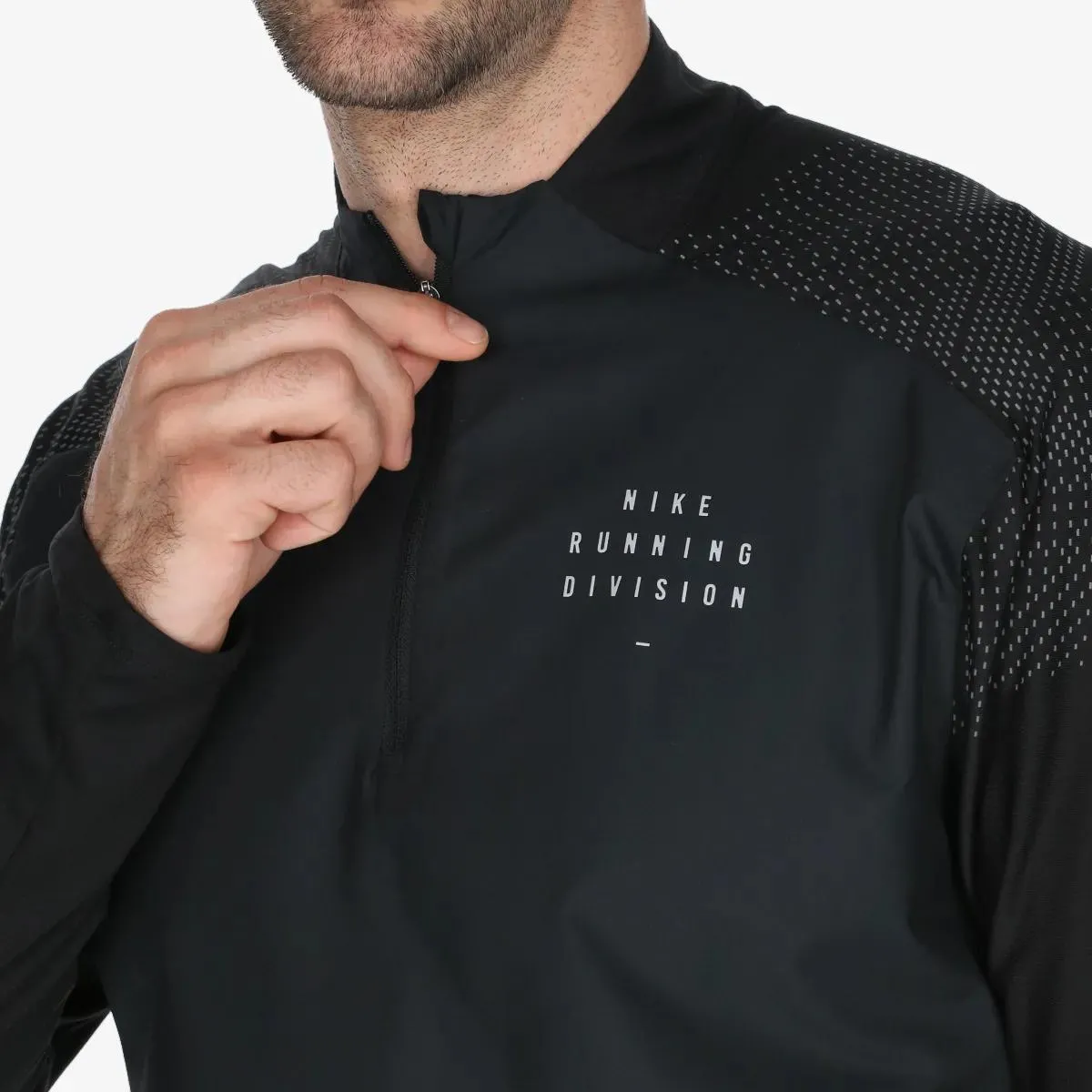 Nike Majica dugih rukava s polu patentom Dri-FIT Run Division Flash Element 