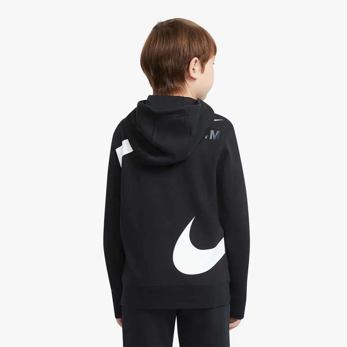 Nike Majica s kapuljačom na patent Sportswear Swoosh Fleece Full-Zip 