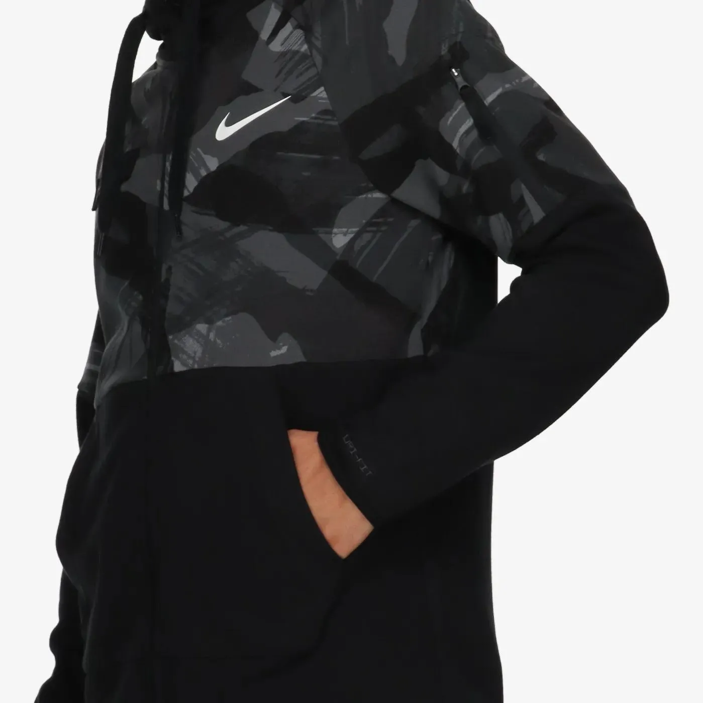 Nike Majica s kapuljačom na patent Dri-FIT Fleece 