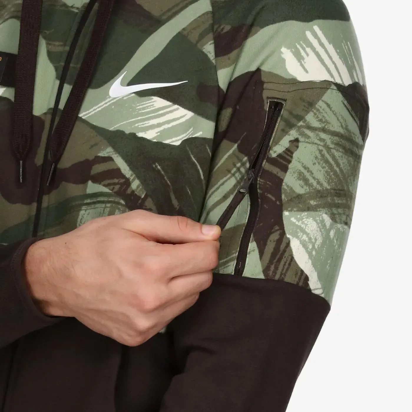 Nike Majica s kapuljačom na patent Dri-FIT Fleece 