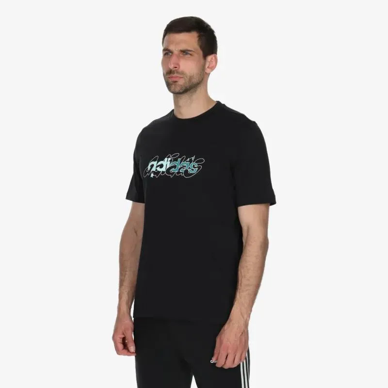 adidas T-shirt Illustrated Linear Graphic 
