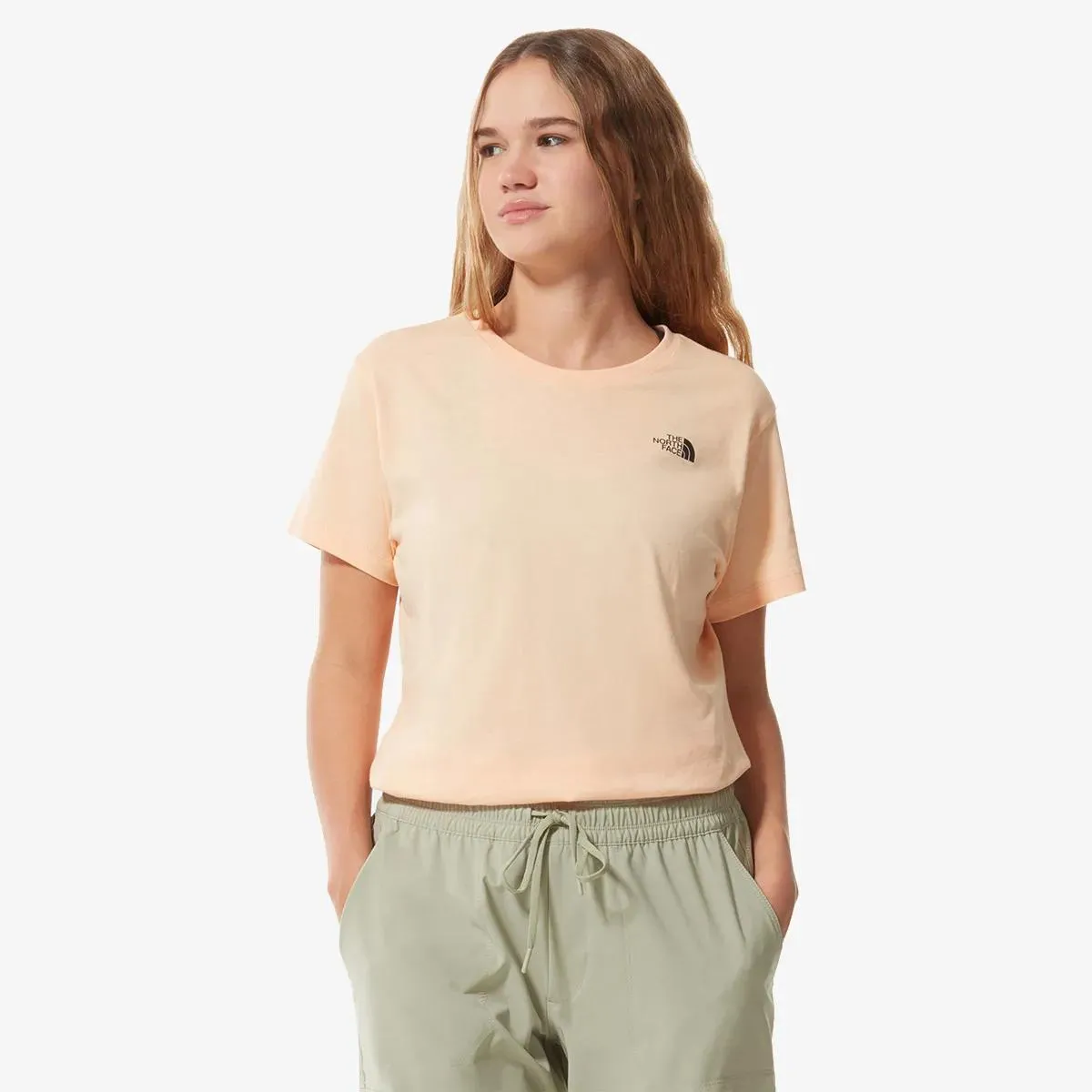 The North Face T-shirt W S/S SD TEE APRICOT ICE 