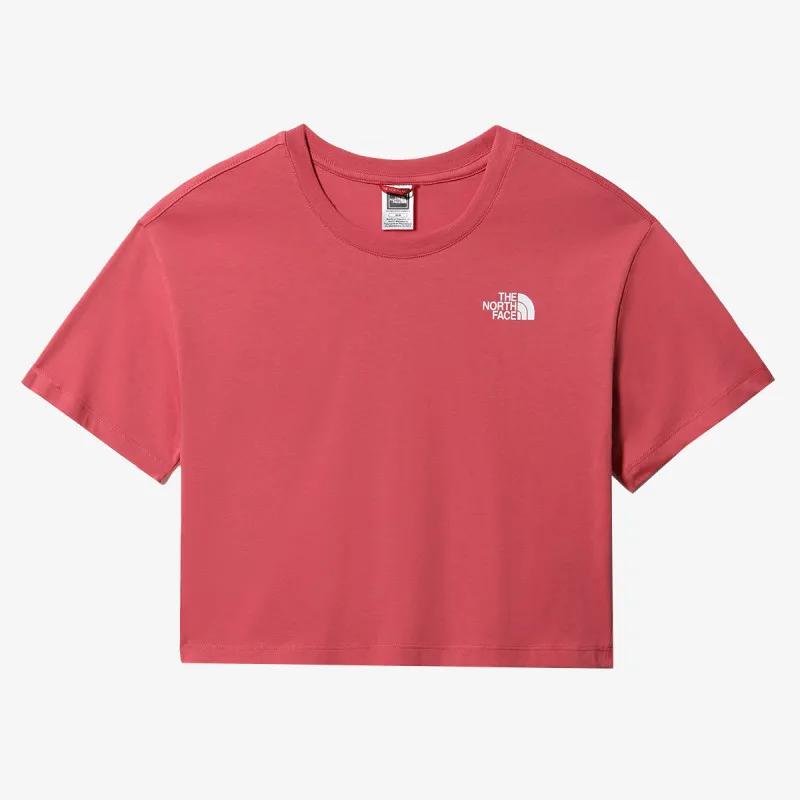 NORTH FACE T-SHIRT W CROPPED SD SLATE ROSE 