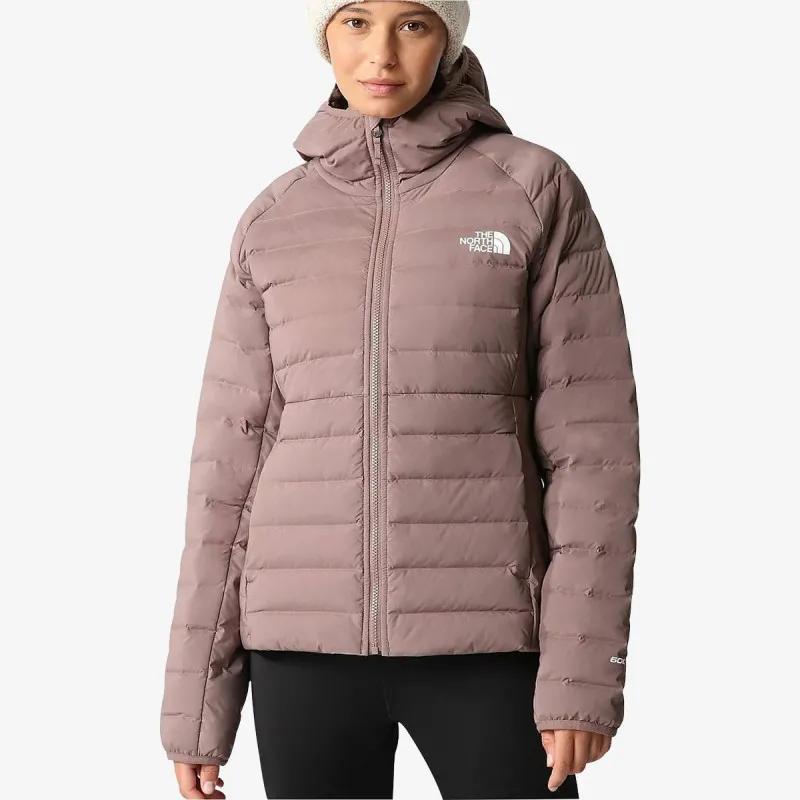 NORTH FACE JAKNA W BELLEVIEW STRETCH DOWN HOODIE DEEP TAU 